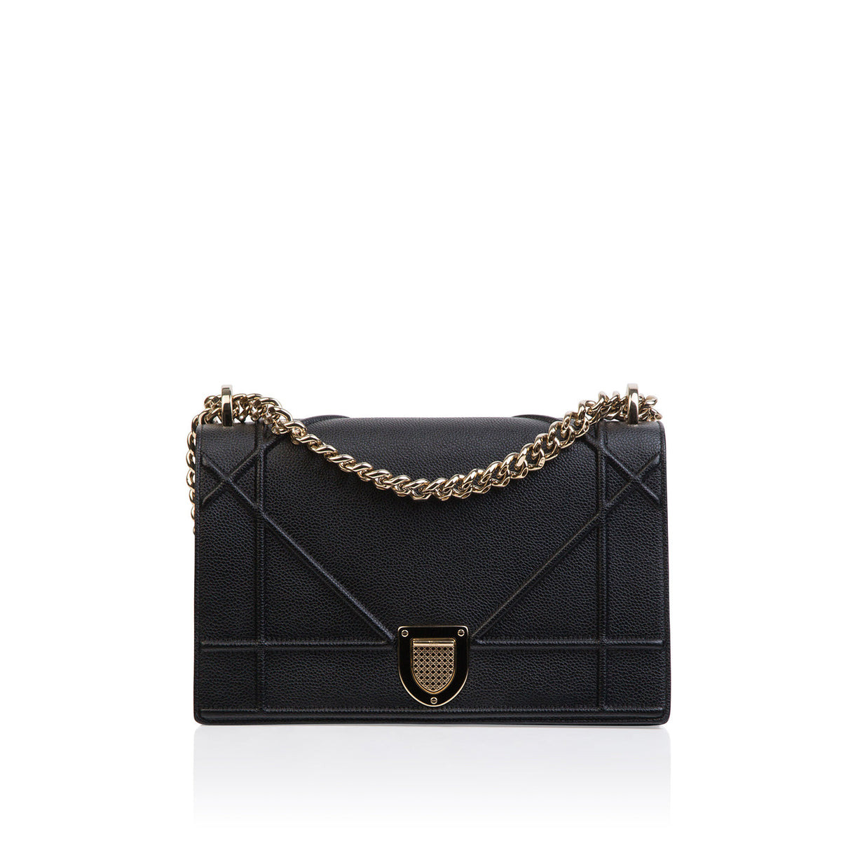 Dior Chain Leather Tote Bag Rovelle Bags
