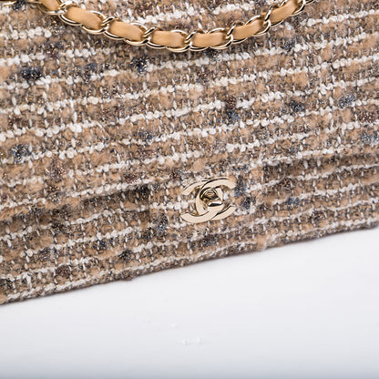 Chanel Medium Classic Flap Bag - Tweed Rovelle Bags