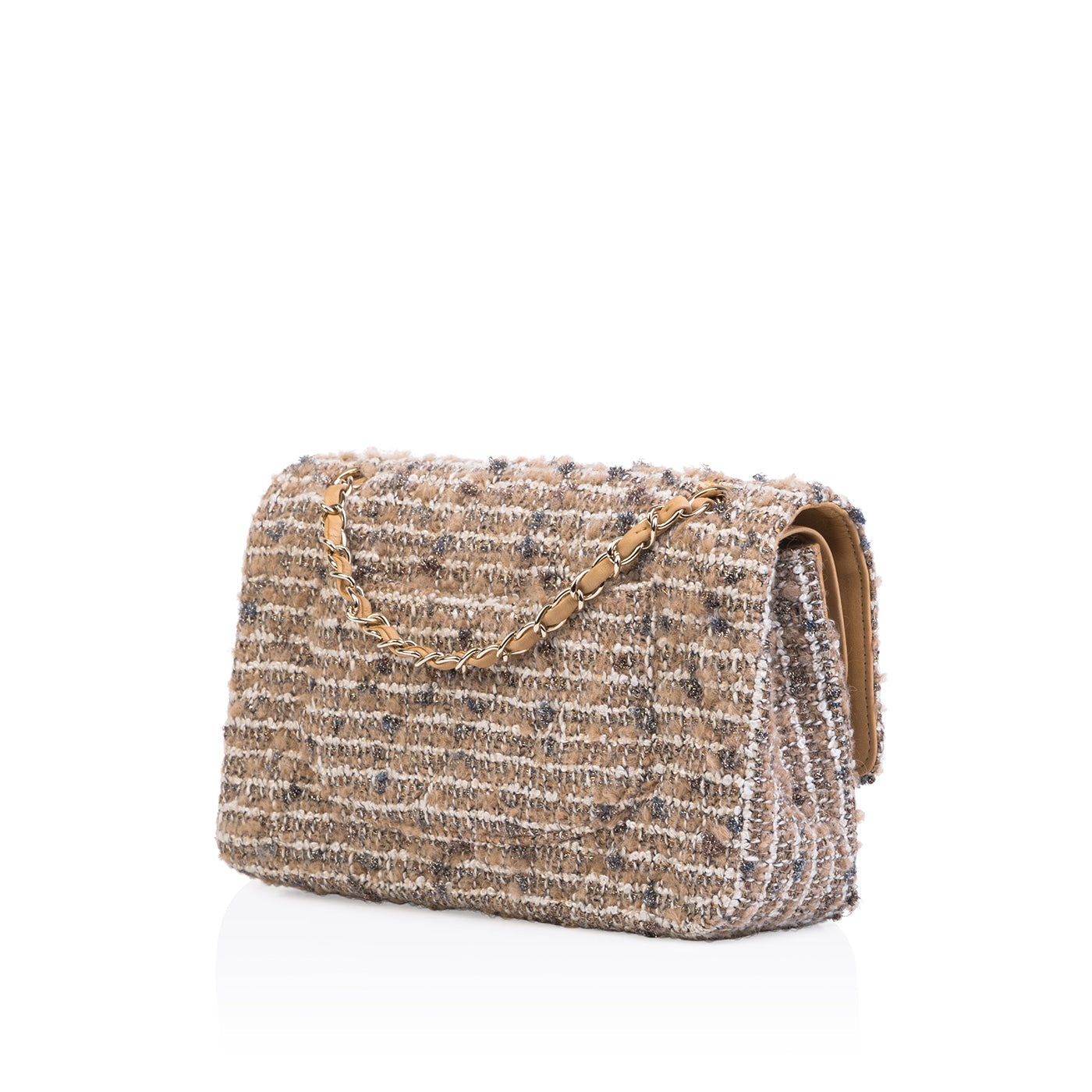 Chanel Medium Classic Flap Bag - Tweed Rovelle Bags