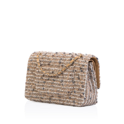 Chanel Medium Classic Flap Bag - Tweed Rovelle Bags