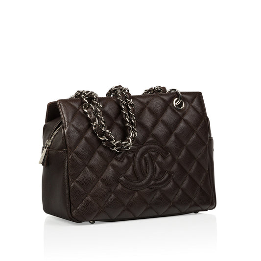 Chanel Timeless Caviar Brown Tote Bag Caviar Rovelle Bags