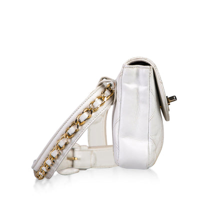 Chanel Luxury Quilted Gold Handbag Quilted Rovelle Bags