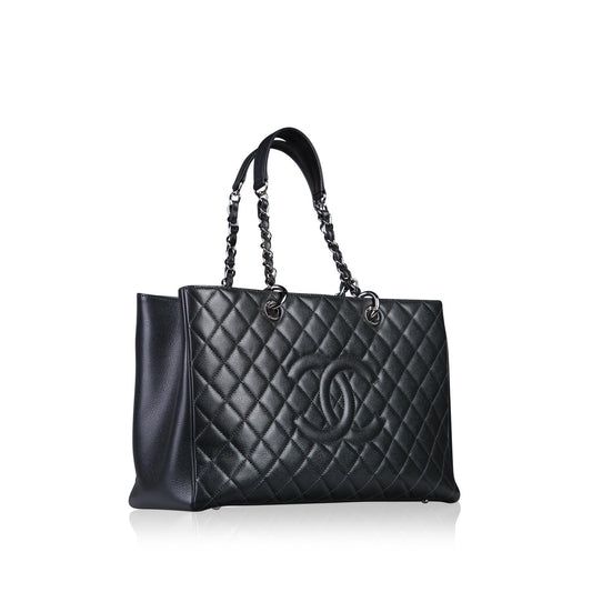 Chanel Timeless Caviar Black Tote Bag Style 44 Rovelle Bags