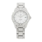 Stainless Steel Diamond Bezel Mother of Pearl 36mm Aquaracer Lady Quartz Watch WBD131C