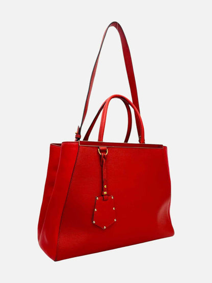 FENDI 2Jours Red Top Handle Rovelle Bags