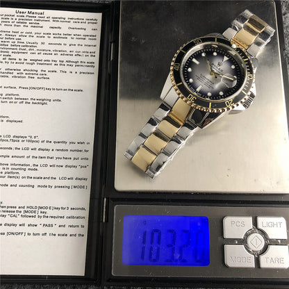 Rolex Submariner 40mm Blue Dial Golden Bracelet