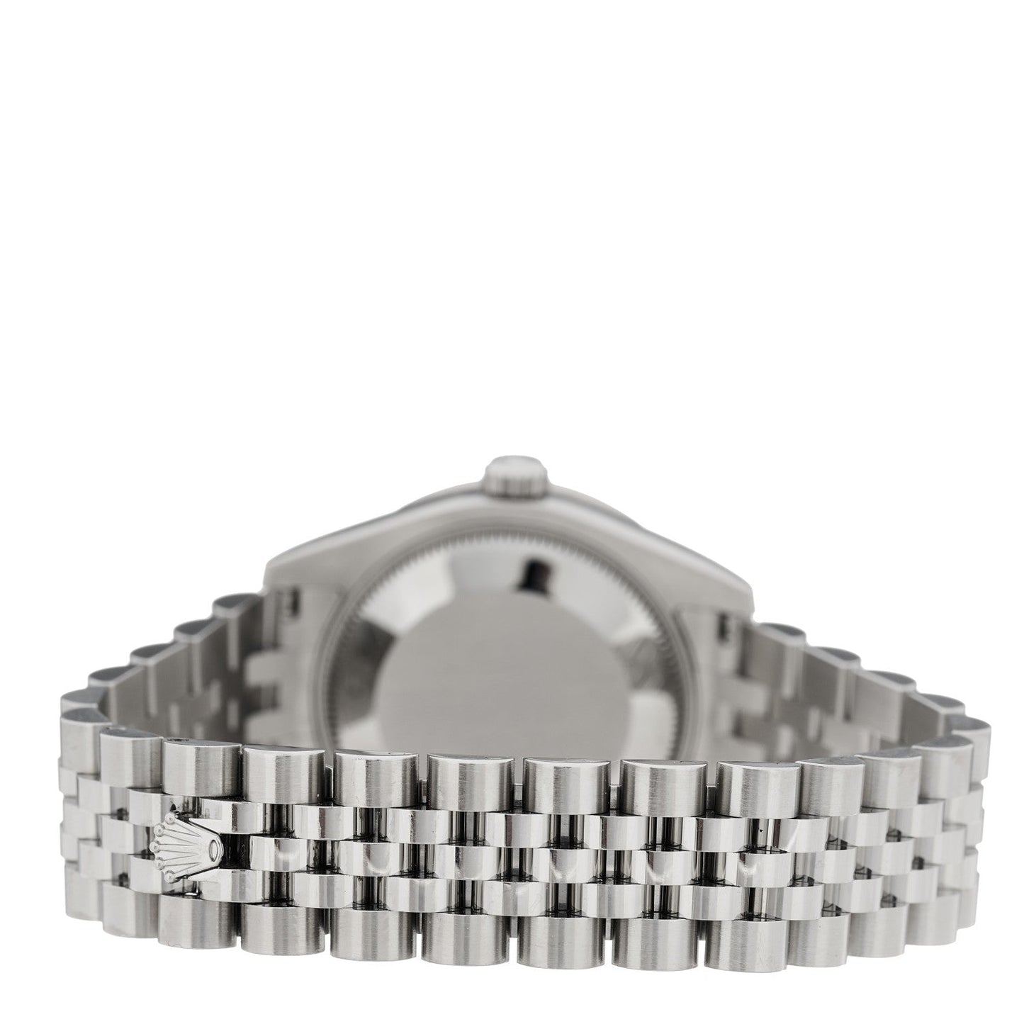 Stainless Steel 18K White Gold Diamond Bezel 31mm Oyster Perpetual Datejust Watch Silver 278384RBR