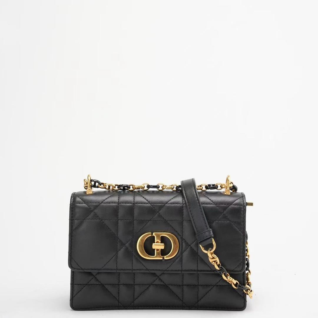 Christian Dior Black Mini Miss Caro Bag Lambskin 2023 Rovelle Bags