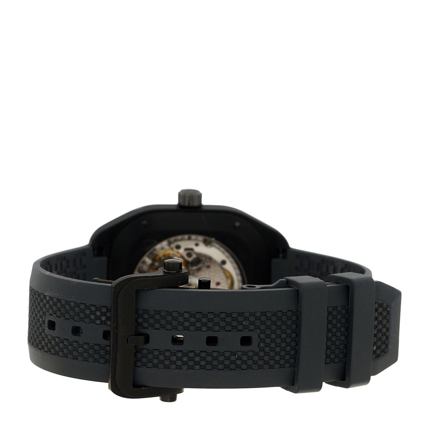 Graphene Nickel Rubber 39mm H08 Automatic Watch Noir