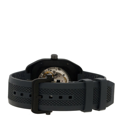 Graphene Nickel Rubber 39mm H08 Automatic Watch Noir