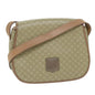 Luxury CELINE Macadam Canvas Shoulder Bag Beige 60065