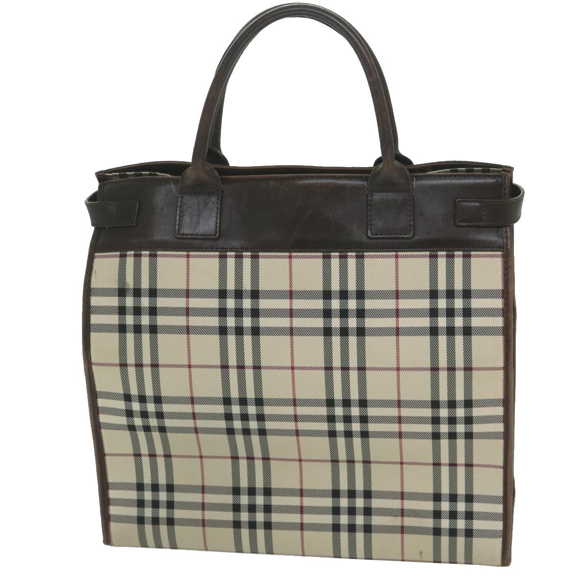 Burberry Nova Auth Canvas Beige Shoulder Bag Style 14