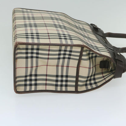 Burberry Nova Auth Canvas Beige Shoulder Bag Style 14