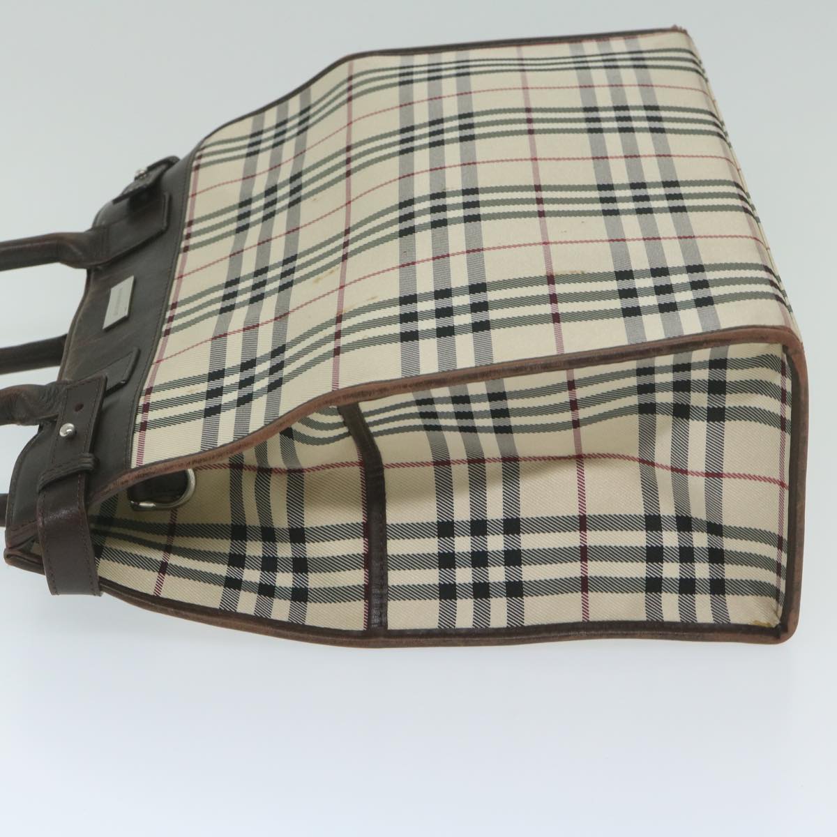 Burberry Nova Auth Canvas Beige Shoulder Bag Style 14