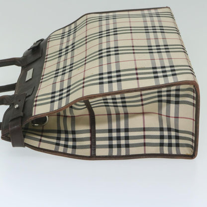 Burberry Nova Auth Canvas Beige Shoulder Bag Style 14