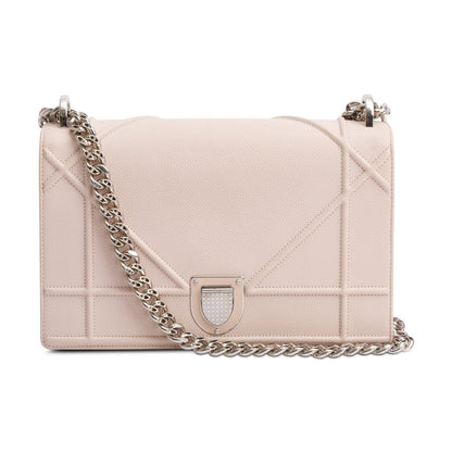 Christian Dior Pink Calfskin Leather Medium Diorama Flap Bag Rovelle Bags