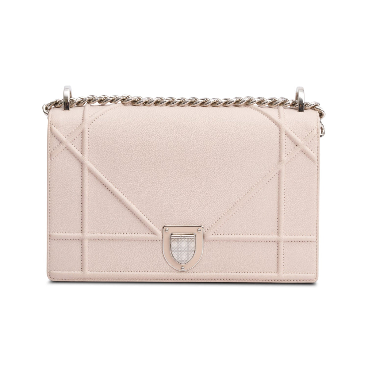 Christian Dior Pink Calfskin Leather Medium Diorama Flap Bag Rovelle Bags