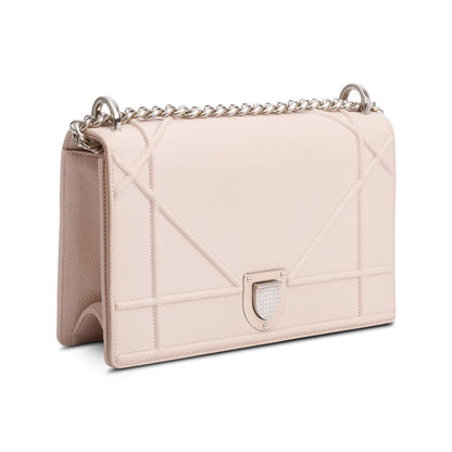 Christian Dior Pink Calfskin Leather Medium Diorama Flap Bag Rovelle Bags