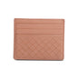 Bottega Veneta Pink Intrecciato Nappa Leather Intrecciato Card Holder