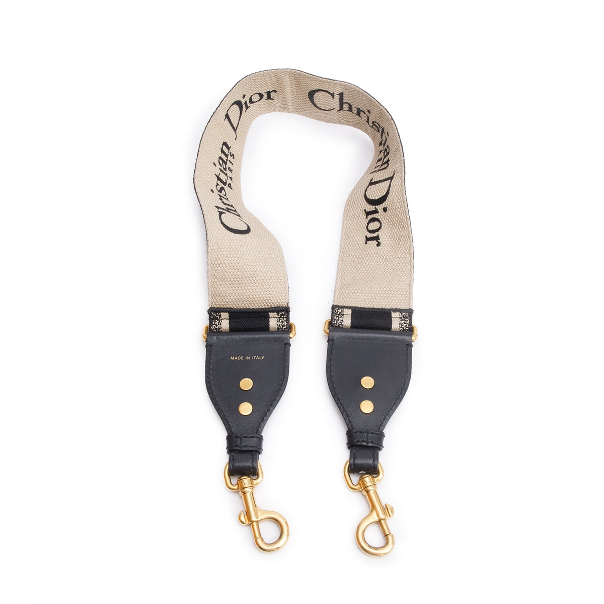 Christian Dior Navy/Beige Embroidered Woven Shoulder Strap Rovelle Bags