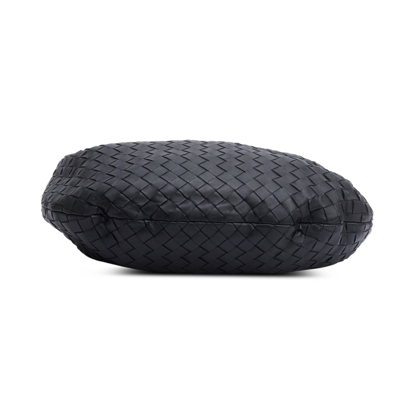 Bottega Veneta 2026 Black Intrecciato Leather Small Jodie Bag