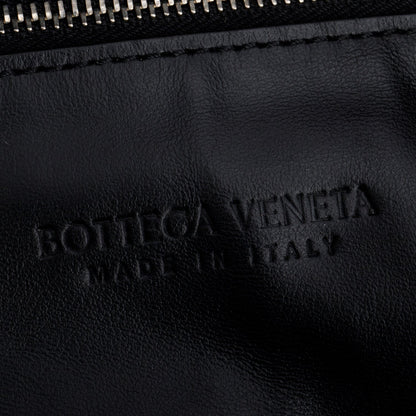 Bottega Veneta 2026 Black Intrecciato Leather Small Jodie Bag