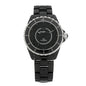 Stainless Steel Ceramic 38mm J12 Phantom Automatic Watch Black