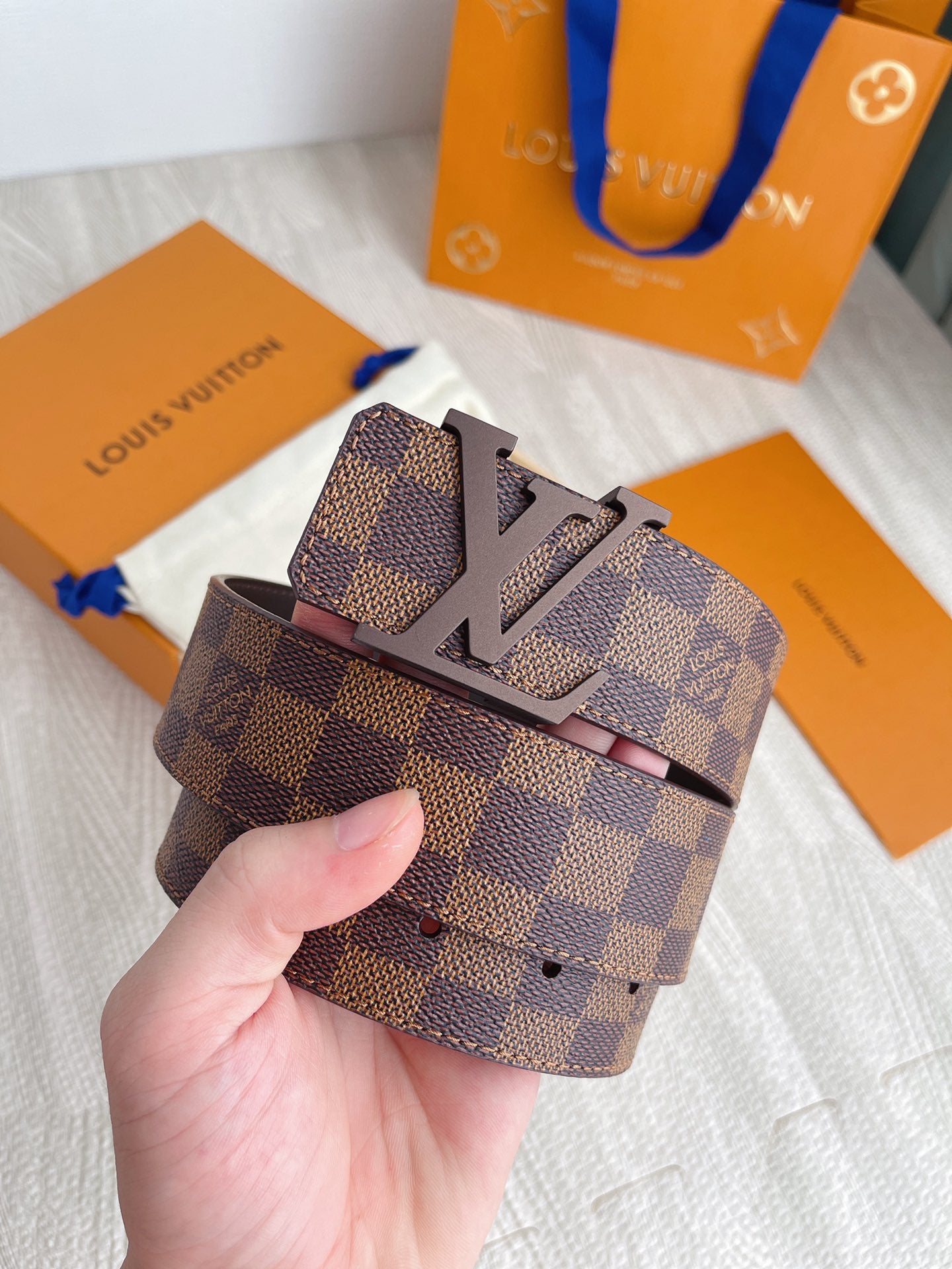 New Luxury Retro VL cowhide belt
