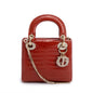 Christian Dior Red Crocodile Crystal Embellished Mini Lady Dior Bag Rovelle Bags