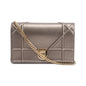 Christian Dior Metallic Gold Diorama Wallet on Chain Rovelle Bags