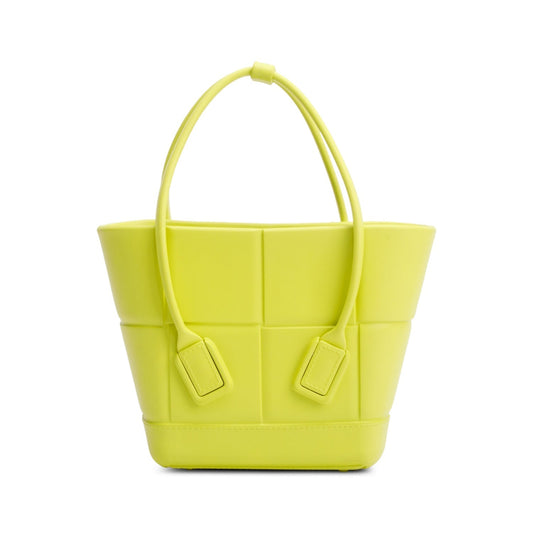 Bottega Veneta Kiwi Rubber Mini Arco Tote