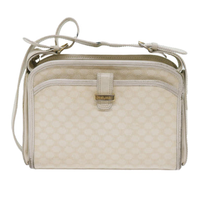 Luxury CELINE Macadam Canvas Shoulder Bag PVC Leather Whe 61105