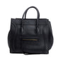 Celine Black Calfskin Leather Medium Phantom Luggage Tote