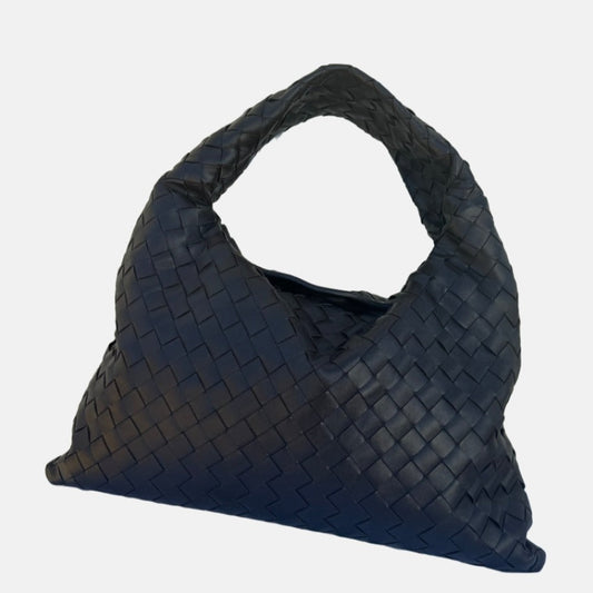 Bottega Veneta Hop Hobo Small Leather Chocolate Brown
