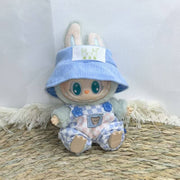 [Baby + Baby Clothes] First and second generation keychain Labubu clothes pendant Labubu baby clothes big brand set two-piece set cute