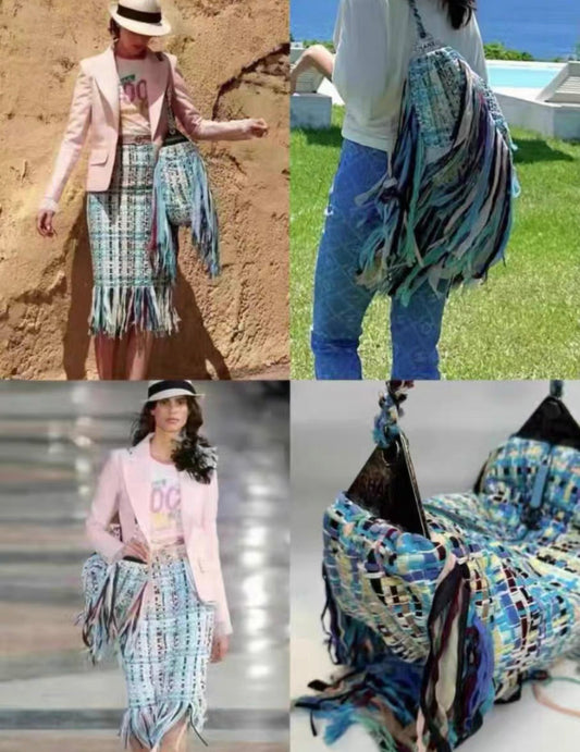 Chanel Timeless Tweed Handbag Rovelle Bags