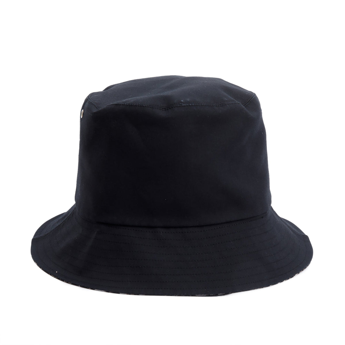 Christian Dior Black Cotton Teddy-D Reversible Small Brim Bucket Hat Rovelle Bags