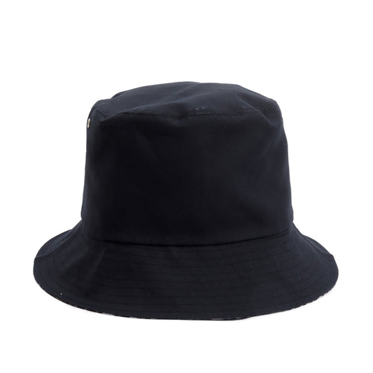 Christian Dior Black Cotton Teddy-D Reversible Small Brim Bucket Hat Rovelle Bags