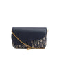 Christian 2024 Dior Oblique Jacquard Medium Saddle Pouch with Chain Rovelle Bags