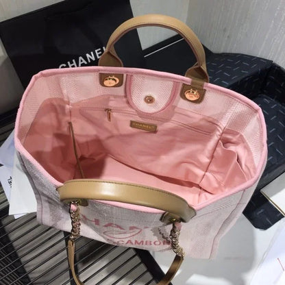 Chanel Tote Canvas Deauville Collection