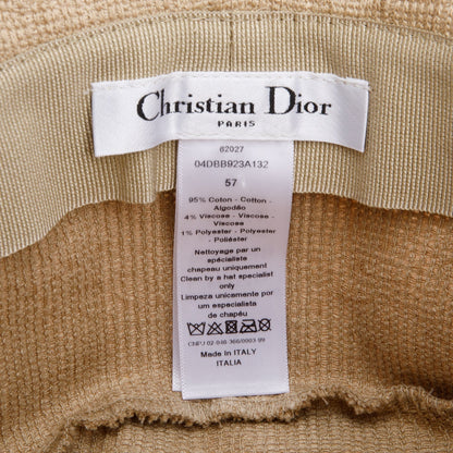 Christian Dior Beige Embroidery Small Brim Bucket Hat Rovelle Bags
