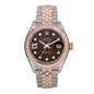 Stainless Steel 18K Everose Gold Diamond 28mm Oyster Perpetual Datejust Watch Chocolate 279171