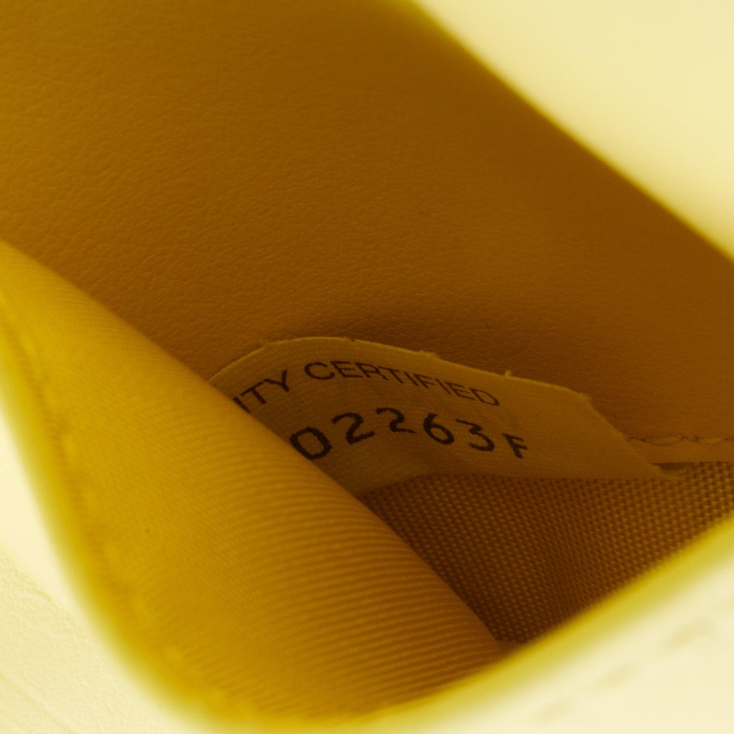 Bottega Veneta Yellow Intreccio Nappa Leather Cassette Tri-Fold Zip Wallet
