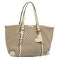 Luxury CELINE Macadam Canvas Tote Bag Beige 62341