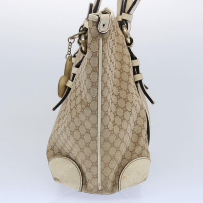 Luxury CELINE Macadam Canvas Tote Bag Beige 62341
