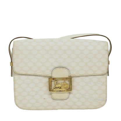 Luxury CELINE Macadam Canvas Shoulder Bag PVC Leather Whe 62462