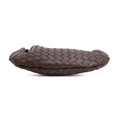 Bottega Veneta Brown Intrecciato Lambskin Leather Classic Sardine Bag