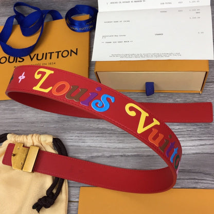 Leather Belt Louis Vuitton