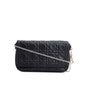 Christian Dior Black Cannage Lambskin Leather Wallet on Chain Rovelle Bags