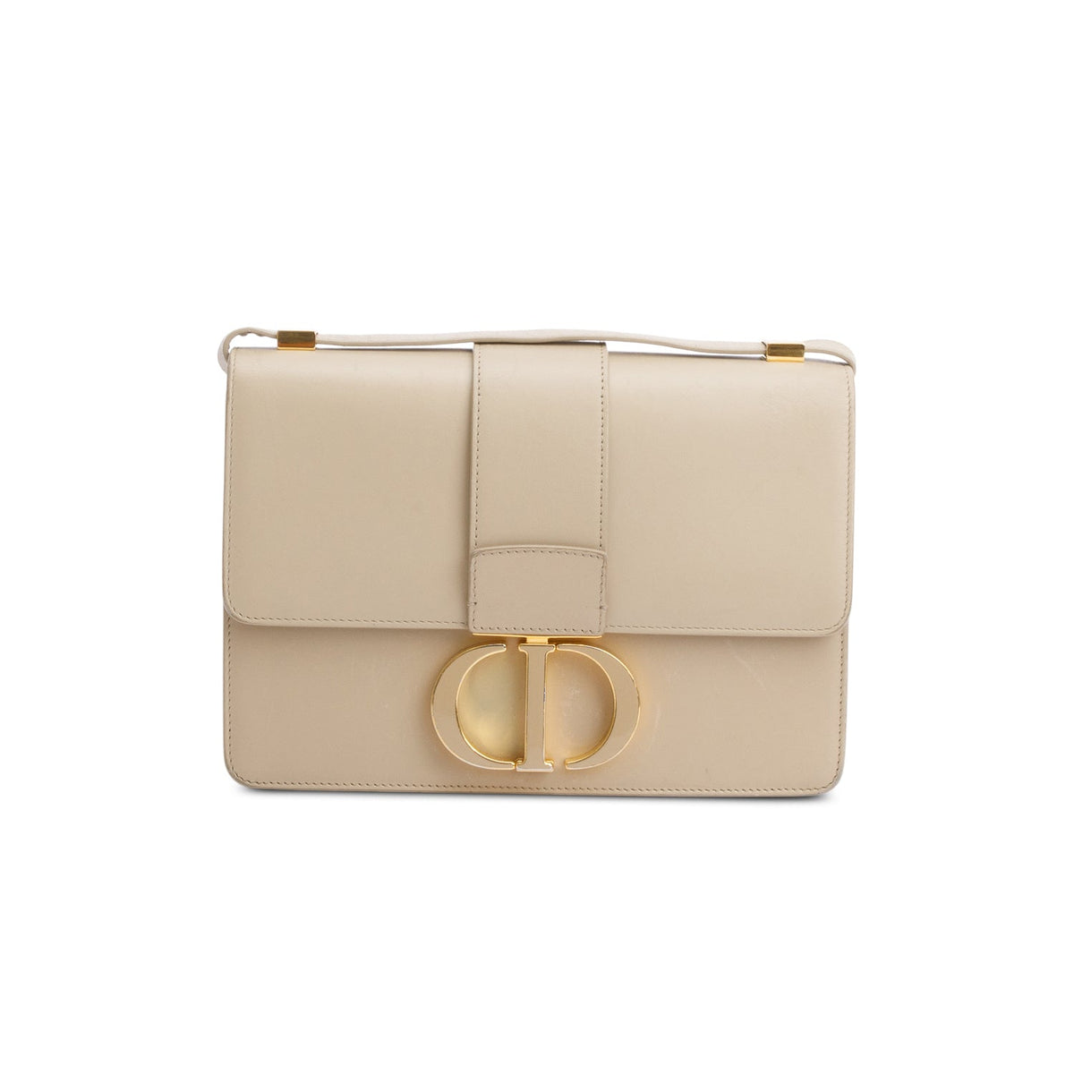 Christian Dior 2020 Beige Leather Medium 30 Montaigne Bag Rovelle Bags